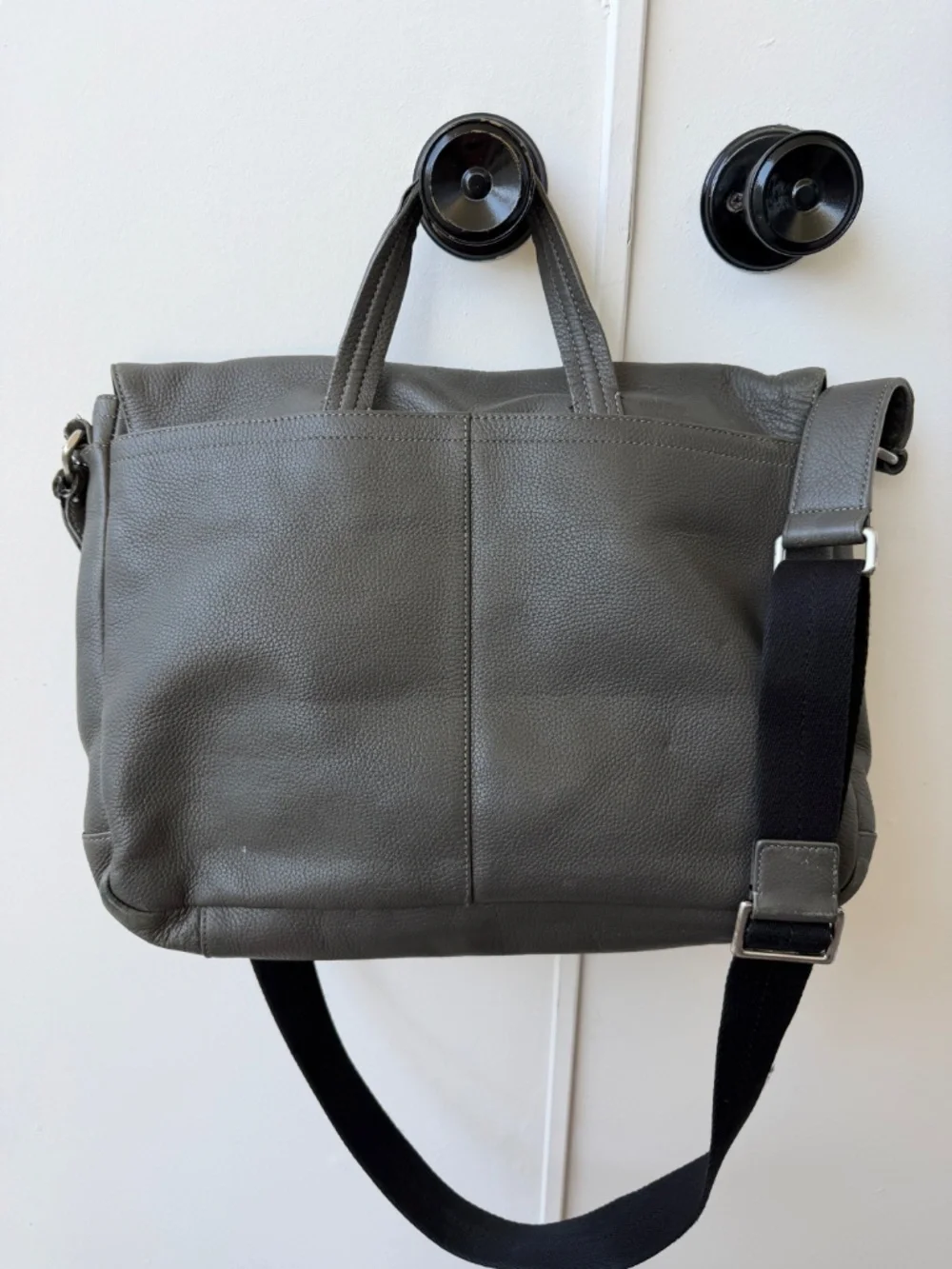 Coach Transatlantic Leather Messenger/Briefcase Bag - Style F70367